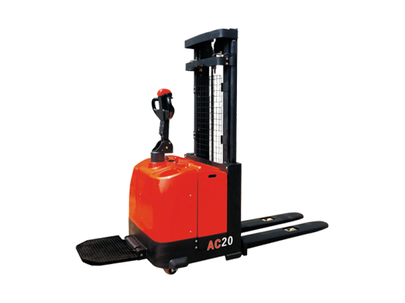 2ton stand on electric stacker  